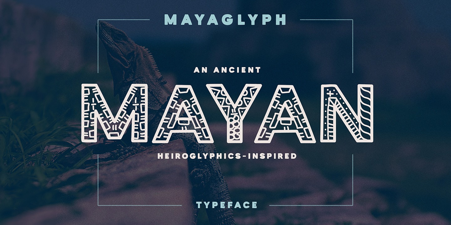 Font Mayaglyph